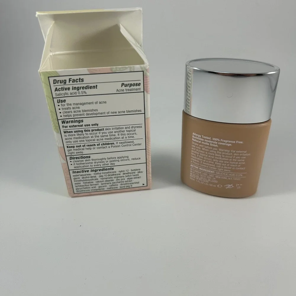 Clinique Acne Solutions Liquid Makeup WN 46‎ Salicylic Acid Treatment 1 floz NIB